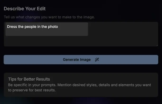 Add edit prompt